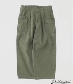 J.S.Homestead ヘビーキャンバスワイドカーゴパンツ Mサイズ