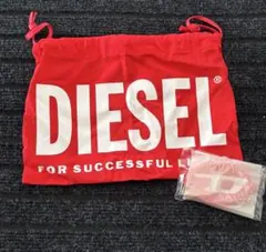 DIESEL ディーゼル 巾着袋+コインケースキーホルダー
