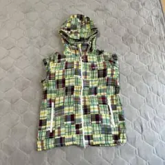 Columbia チェック柄 フード付き　M