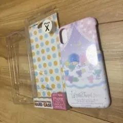 キキララiPhoneX カバー　リトルツインスターズ　サンリオ