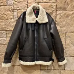 ALPHA INDUSTRIES定番 B-3 フェイクムートンフライト M