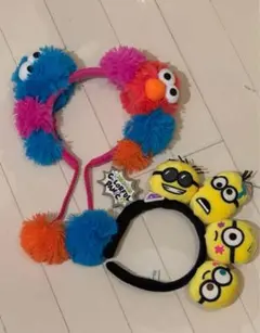 お買い得‼️エルモ・ミニオン カチューシャ 2点セット