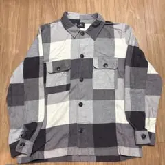 Paul Smith XL 長袖ネルシャツ グレー系チェック