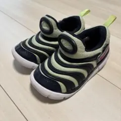 Nike キッズシューズ 黒/ライムグリーン　15cm ダイナモフリー
