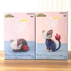 ヒロアカ　Fluffy Puffy 　 ショートキャット　フィギュア　 ２種