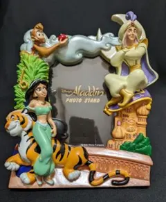 【新品•未開封】海外ディズニー ジャスミン＆ラジャー リトグラフ アラジン 新品•未開封】海外ディズニー ジャスミン＆ラジャー リトグラフ