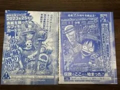 ワンピースカード ルフィ：週刊少年ジャンプ付録 P-033 未開封2パック