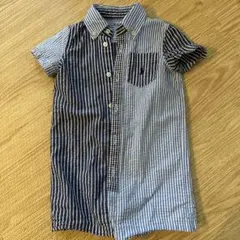 ラルフローレン　男の子　ロンパース　ストライプ