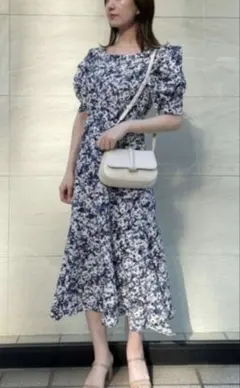 SNIDEL スナイデル 2wayデザインプリントワンピース