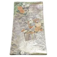 のりぼー　O0917 未使用品 逸品 お洒落 紅花 正絹 袋帯 のりぼー O0917 未使用品 逸品 お洒落 紅花 正絹 袋帯 楽天市場