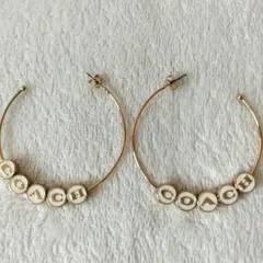 フープピアス ピアス(両耳用)