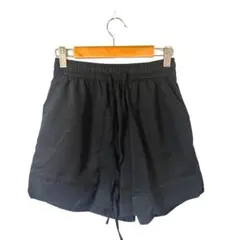 限定1点 フレア型 イージーショートパンツ ブラック M シンプル 超美品