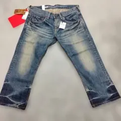 EDWIN インディゴ ストレート　ハーフジーンズ