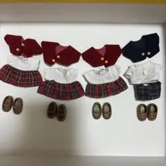 シルバニア①⑦ わたしの制服セット　ぼくの制服セット