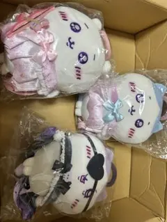 新品 ちいかわ てんしあくま ぬいぐるみS 3点 ハチワレ てんし あくま 公式
