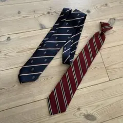 East Boy ネクタイ ネイビー ワンタッチネクタイワインレッド　セット