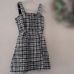 ♥ALGY【145~155】チェックジャンバースカート冬物裏地あり