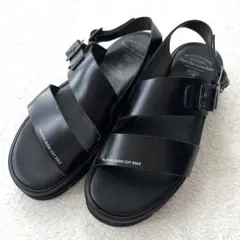 foot the coacher レザー サンダル 黒 - メルカリ