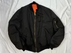 ALPHA INDUSTRIES MA-1 フライトジャケット USA製ブラックのサムネイル
