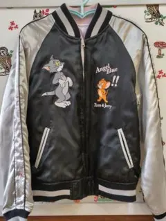 Angel Blue Super スカジャン トム＆ジェリー 黒 白 ピンク