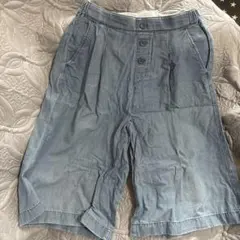 UNIQLO ハーフパンツ 140サイズ ライトブルー