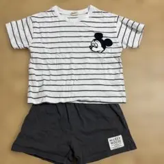ディズニー　ミッキーTシャツ パンツ　セットアップ