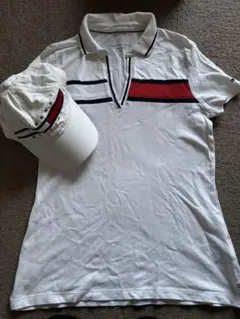 ゴルフウェア　トミー　ゴルフウェアとキャップ