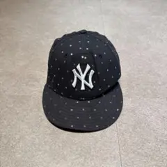 Newera ニューヨークヤンキース　キッズ　キャップ　帽子　星柄　黒