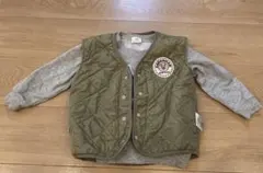 キルティングベストDADANDANスウェットセット　　ダダンダン　アンパンマン