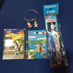 加トちゃん　バカ殿様　マスコットストラップ バカ殿＆白鳥セットのサムネイル