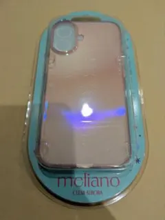 meliano CLEAR AURORA iPhone16 ケース ピンク