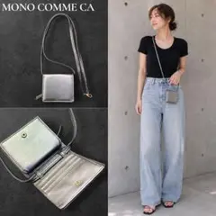 【美品】MONO COMME CA モノコムサ ショルダーウォレット ミニバッグのサムネイル