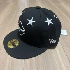 NEW ERA ブラック 星型刺繍 7 1/4 57.7cm 59ＦＦＴＹ