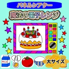 魔法の電子レンジ　パネルシアター　誕生日会