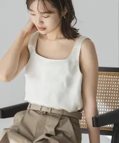 新品 Nala モックネック タンクトップ　白　ホワイト 最終値下げ Nala モックネック タンクトップ White M - メルカリ