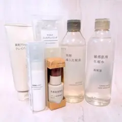 上☆残量多〜未使用☆ 無印良品 基礎化粧品 6点セットのサムネイル
