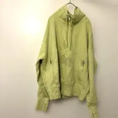 OLDNAVY 【XXL】蛍光グリーン　ハイネック　トップス　長袖　秋　冬　古着のサムネイル