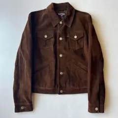 POLO JEANS CO. スウェードレザージャケット ブラウンのサムネイル