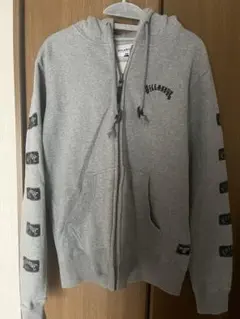 BILLABONG グレー フルジップ パーカー Mサイズ