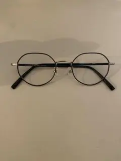 JINS ブラック ラウンドメガネ