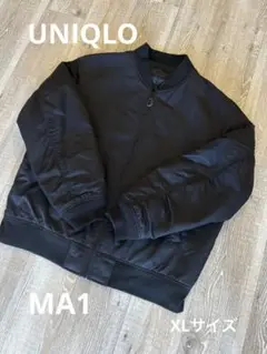 UNIQLO ブラック MA-1 フライトジャケット