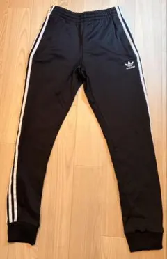 adidas Primeblue 3本LINE ジャージパンツ S ブラック