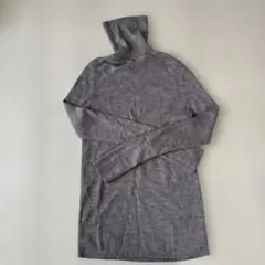 UNIQLO メリノリブタートルネック　グレー　 L