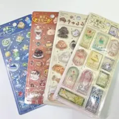 文具女子博 BGM 喫茶アラモード きゅるるん 立体シール