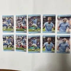 アサヒスーパードライ×マンチェスター・シティステッカー 5枚セット×2
