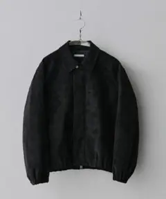 FAUX SUEDE ZIP BLOUSON