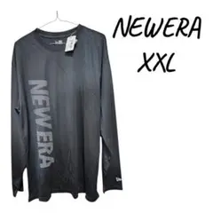 『新品』NEWERA ブラック ロングスリーブ Tシャツ XXL