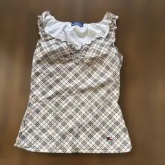美品‼️バーバリー　ノバチェック　ノースリーブ