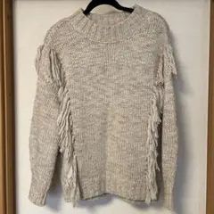 フリンジニット