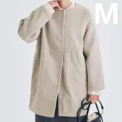 9:00まで値下げ中coca洗えるリバー風ノーカラーコート